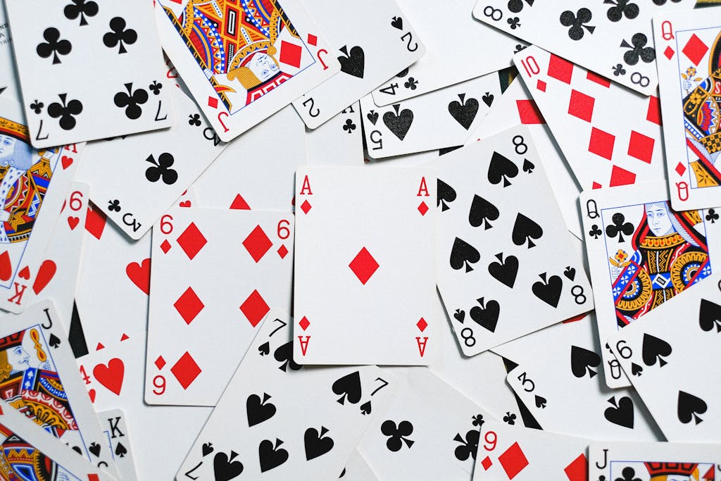 Photo of Scattered Playing Cards